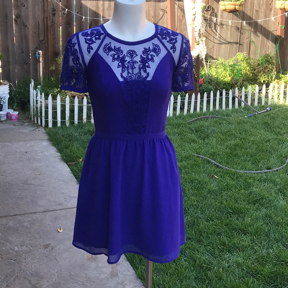 Royal Blue Party Dtess